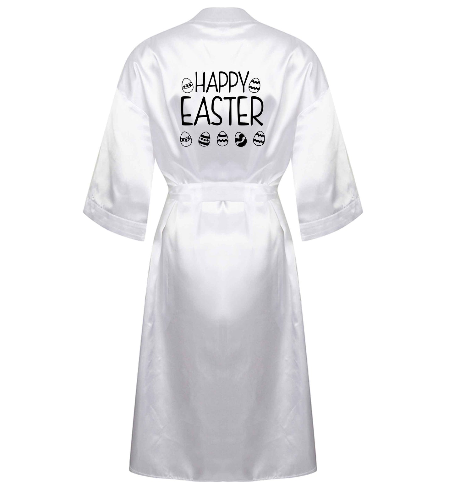 Happy Easter XL/XXL white ladies dressing gown size 16/18