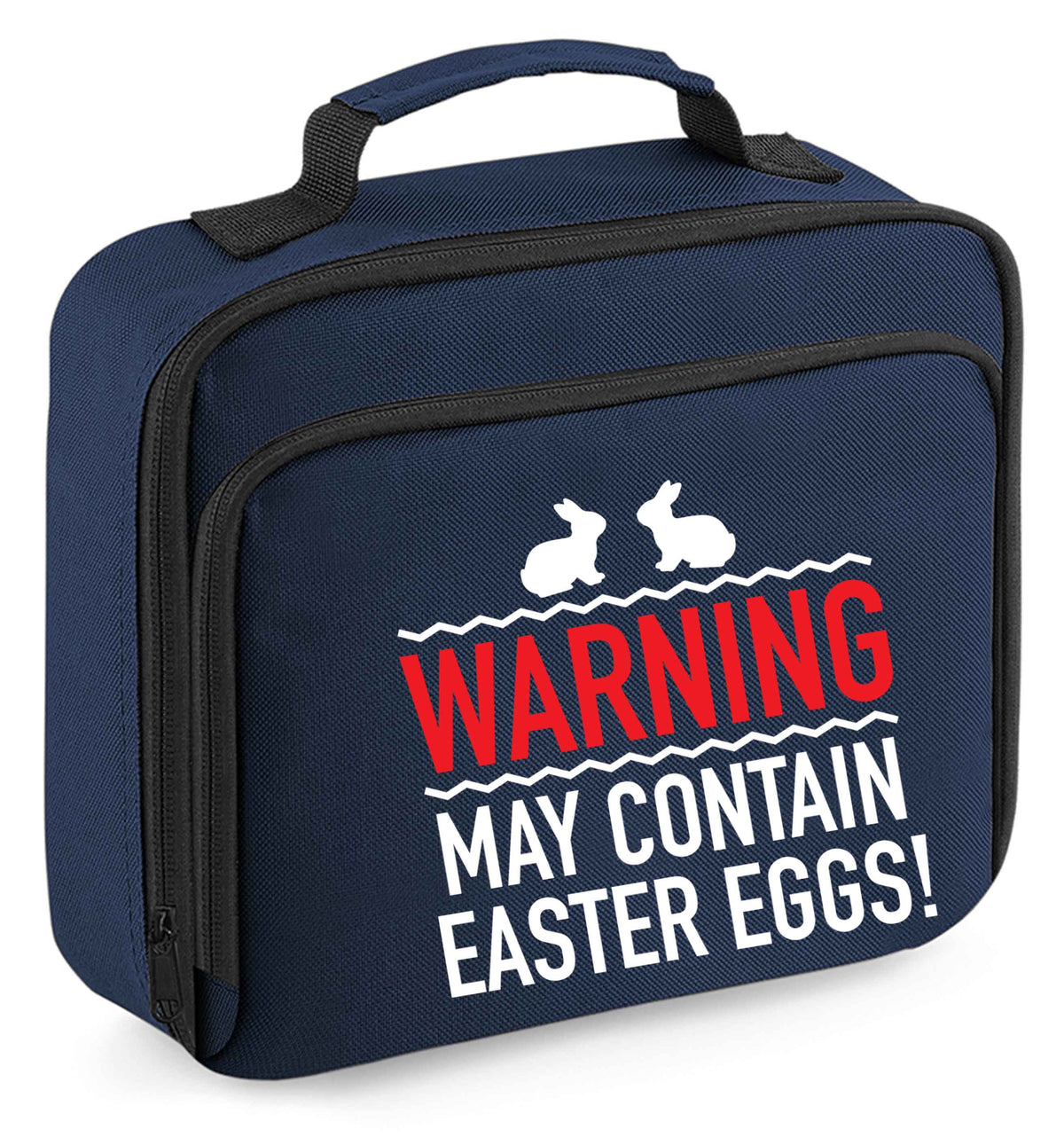 Any tex here insulated navy lunch bag cooler