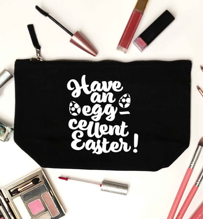 Have an eggcellent Easter black makeup bag