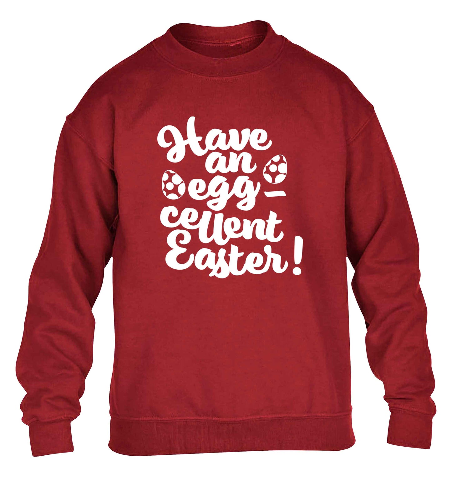 Have an eggcellent Easter children's grey sweater 12-13 Years