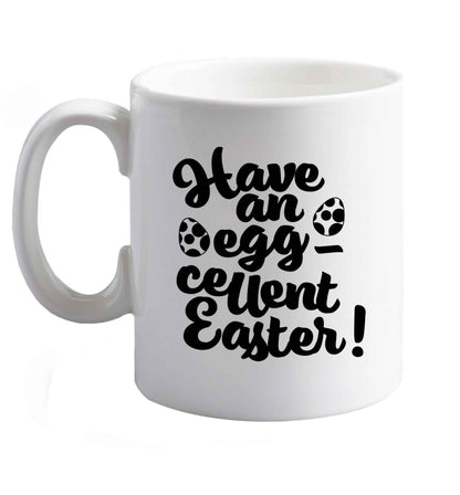 10 oz Favourite Type Pan Pancake ceramic mug right handed