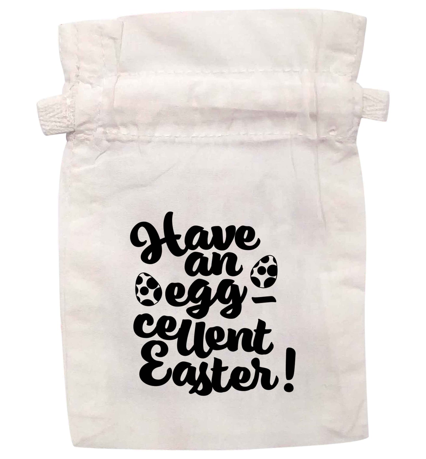 Have an eggcellent Easter | XS - L | Pouch / Drawstring bag / Sack | Organic Cotton | Bulk discounts available!