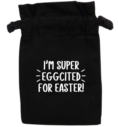 I'm super eggcited for Easter | XS - L | Pouch / Drawstring bag / Sack | Organic Cotton | Bulk discounts available!