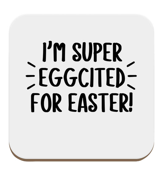 I'm super eggcited for Easter set of four coasters