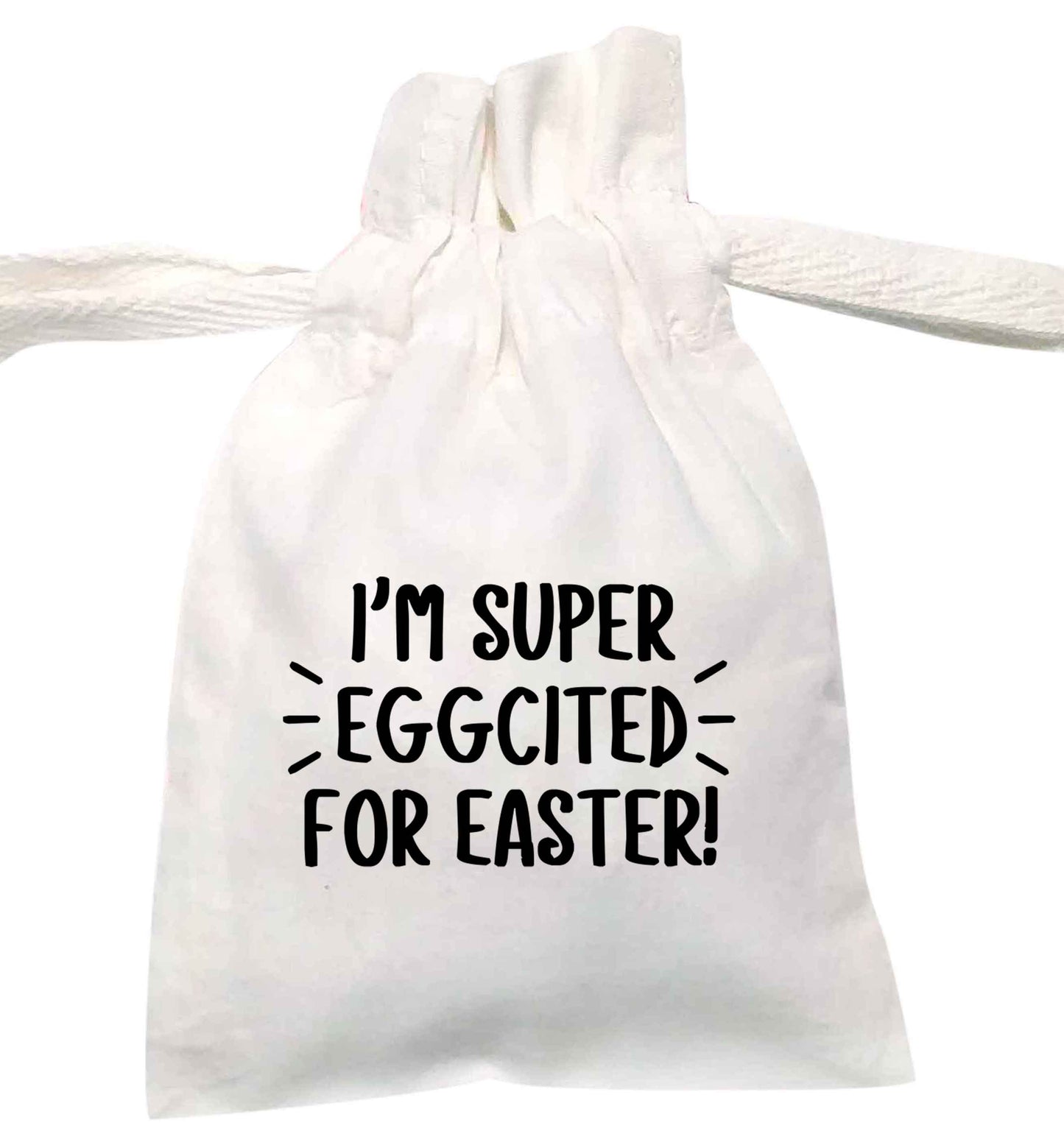 I'm super eggcited for Easter | XS - L | Pouch / Drawstring bag / Sack | Organic Cotton | Bulk discounts available!