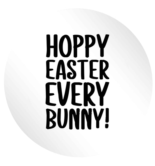 Hoppy Easter every bunny! 24 @ 45mm matt circle stickers