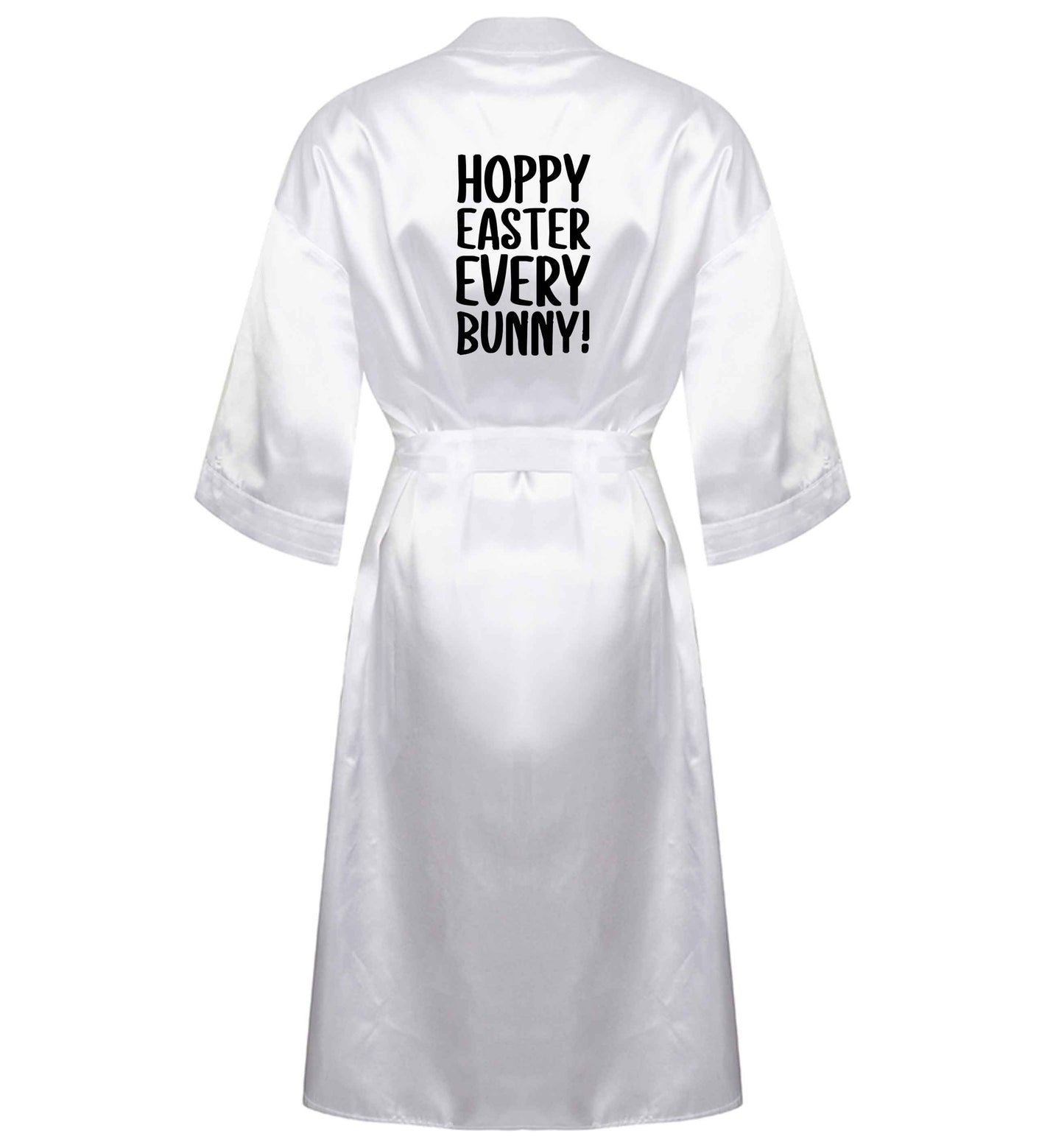 Hoppy Easter every bunny! XL/XXL white ladies dressing gown size 16/18