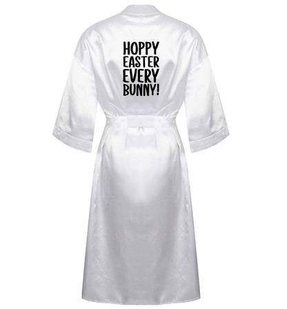 Hoppy Easter every bunny! XL/XXL white ladies dressing gown size 16/18
