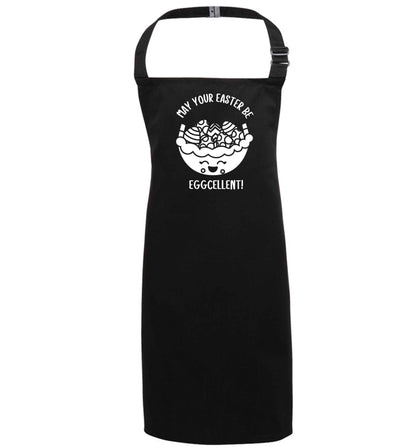 May your Easter be eggcellent black apron 7-10 years