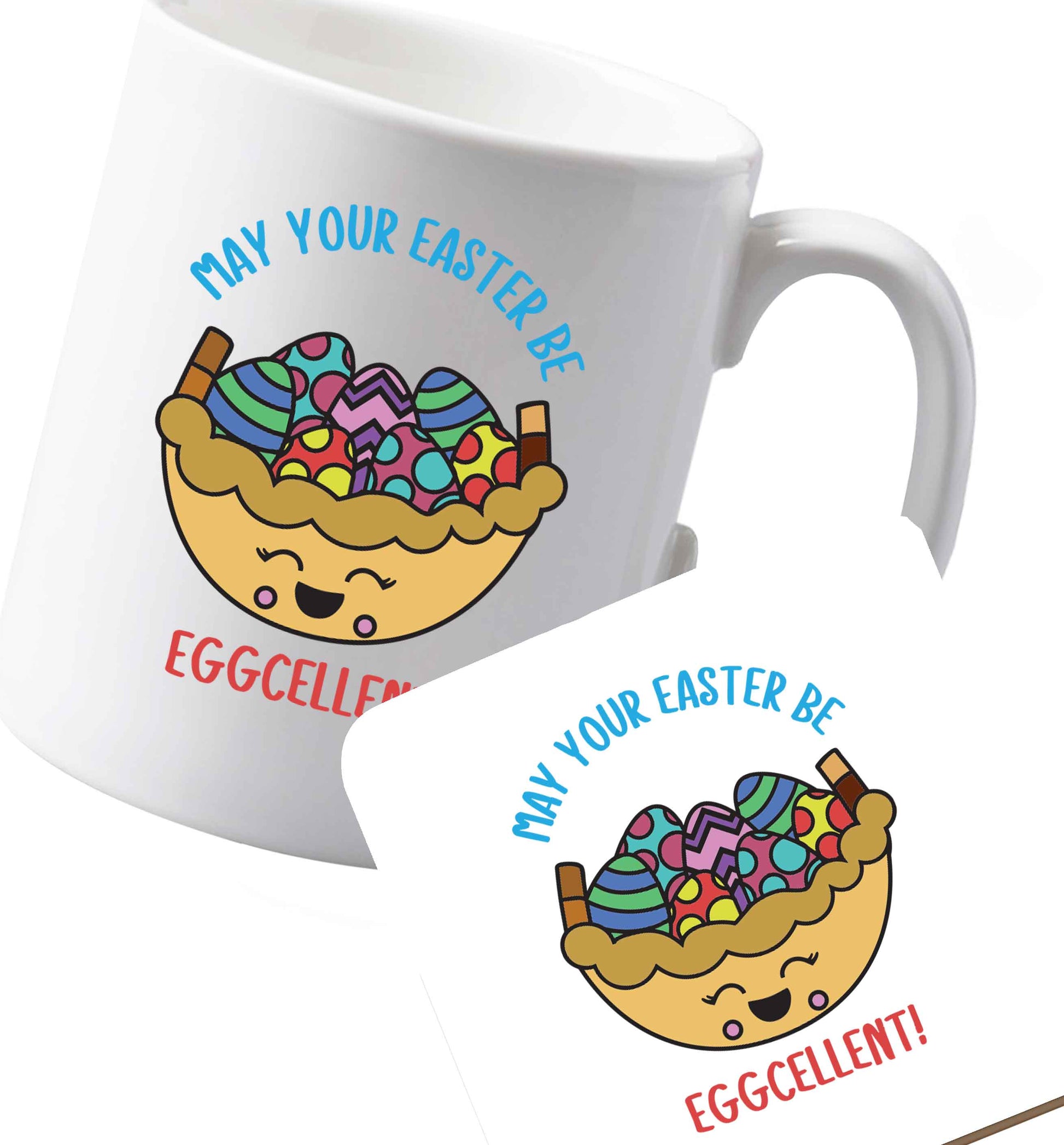 10 oz Ceramic mug and coaster Favourite Type Pan Pancake both sides