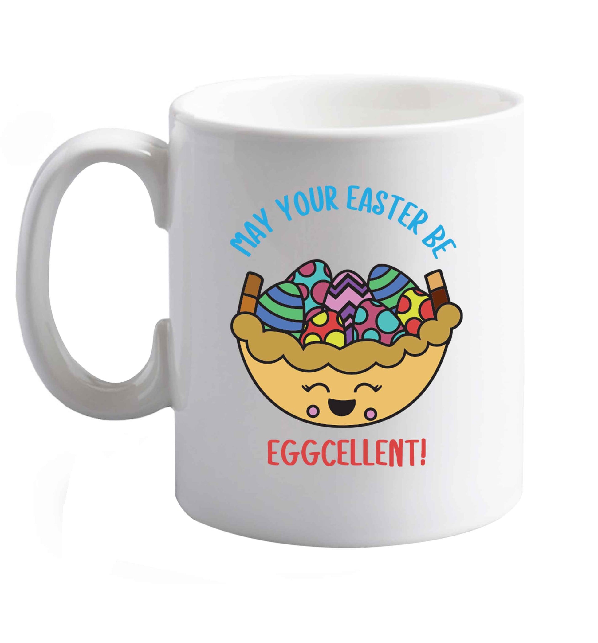10 oz Favourite Type Pan Pancake ceramic mug right handed