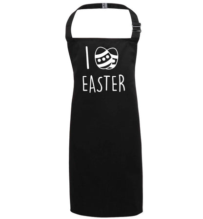 I love Easter black apron 7-10 years
