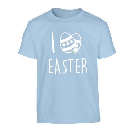 I love Easter Children's light blue Tshirt 12-13 Years