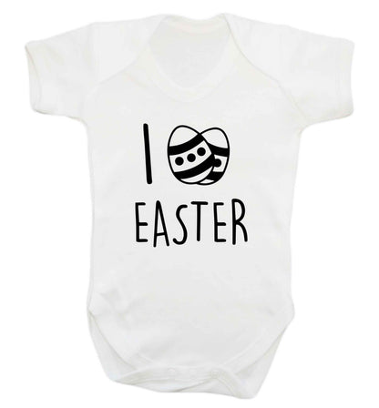 I love Easter baby vest white 18-24 months