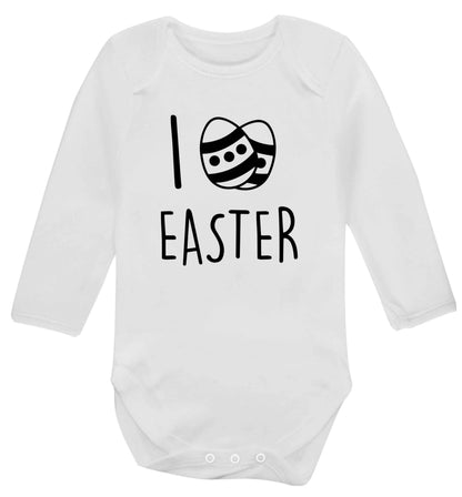 I love Easter baby vest long sleeved white 6-12 months