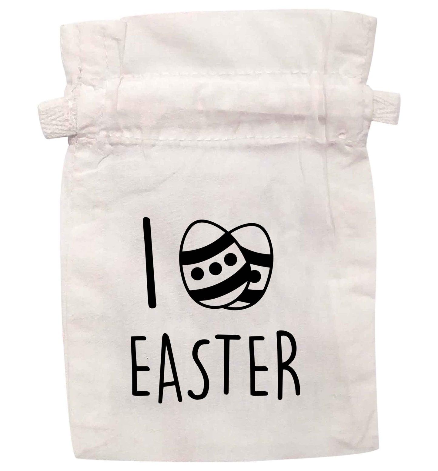 I love Easter | XS - L | Pouch / Drawstring bag / Sack | Organic Cotton | Bulk discounts available!