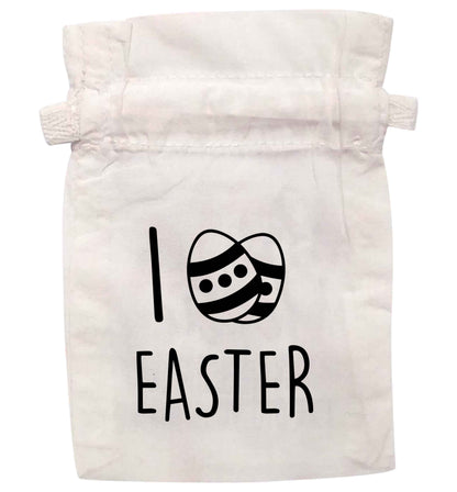 I love Easter | XS - L | Pouch / Drawstring bag / Sack | Organic Cotton | Bulk discounts available!