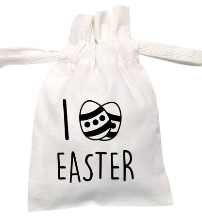 I love Easter | XS - L | Pouch / Drawstring bag / Sack | Organic Cotton | Bulk discounts available!