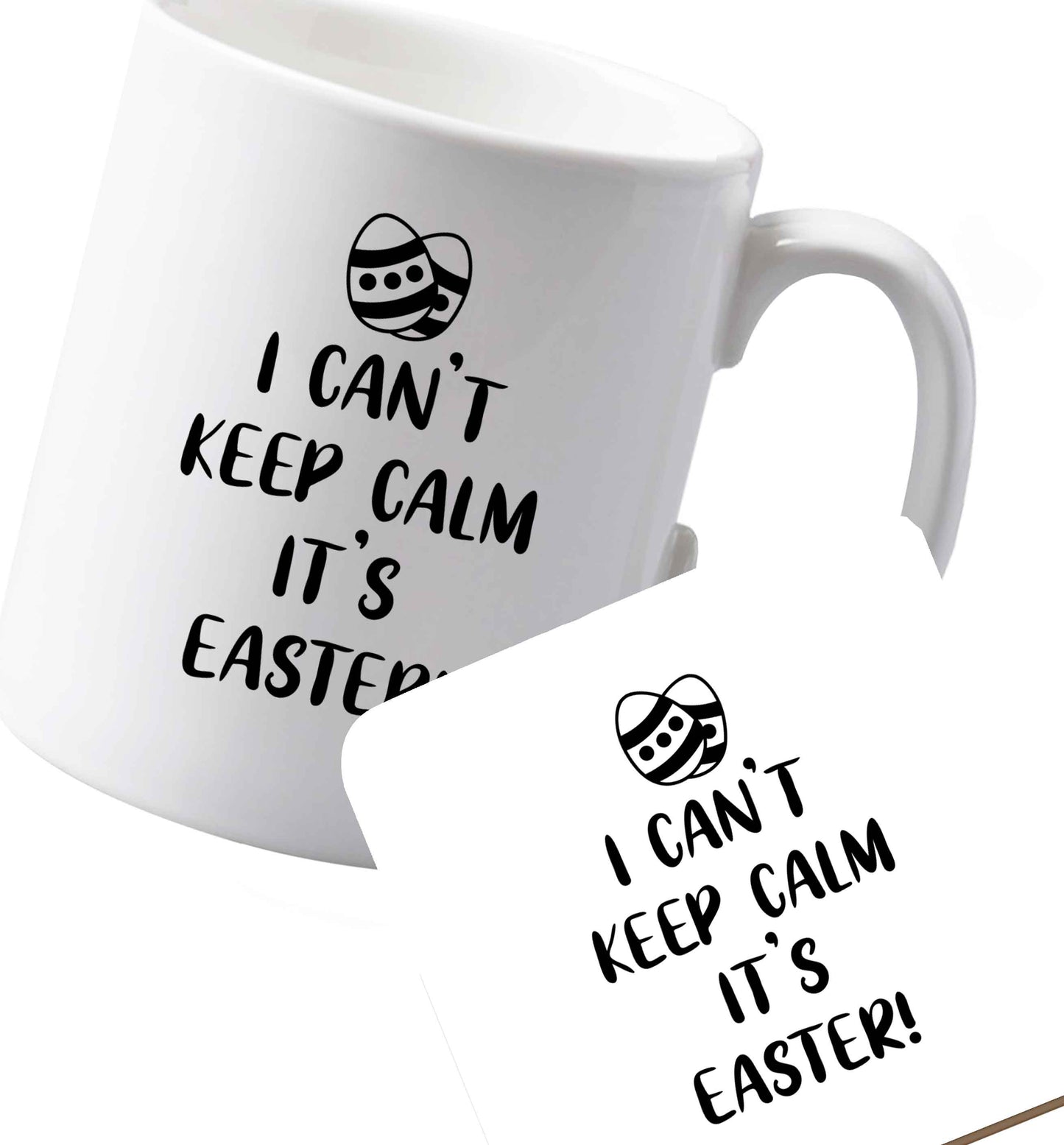10 oz Ceramic mug and coaster Favourite Type Pan Pancake both sides