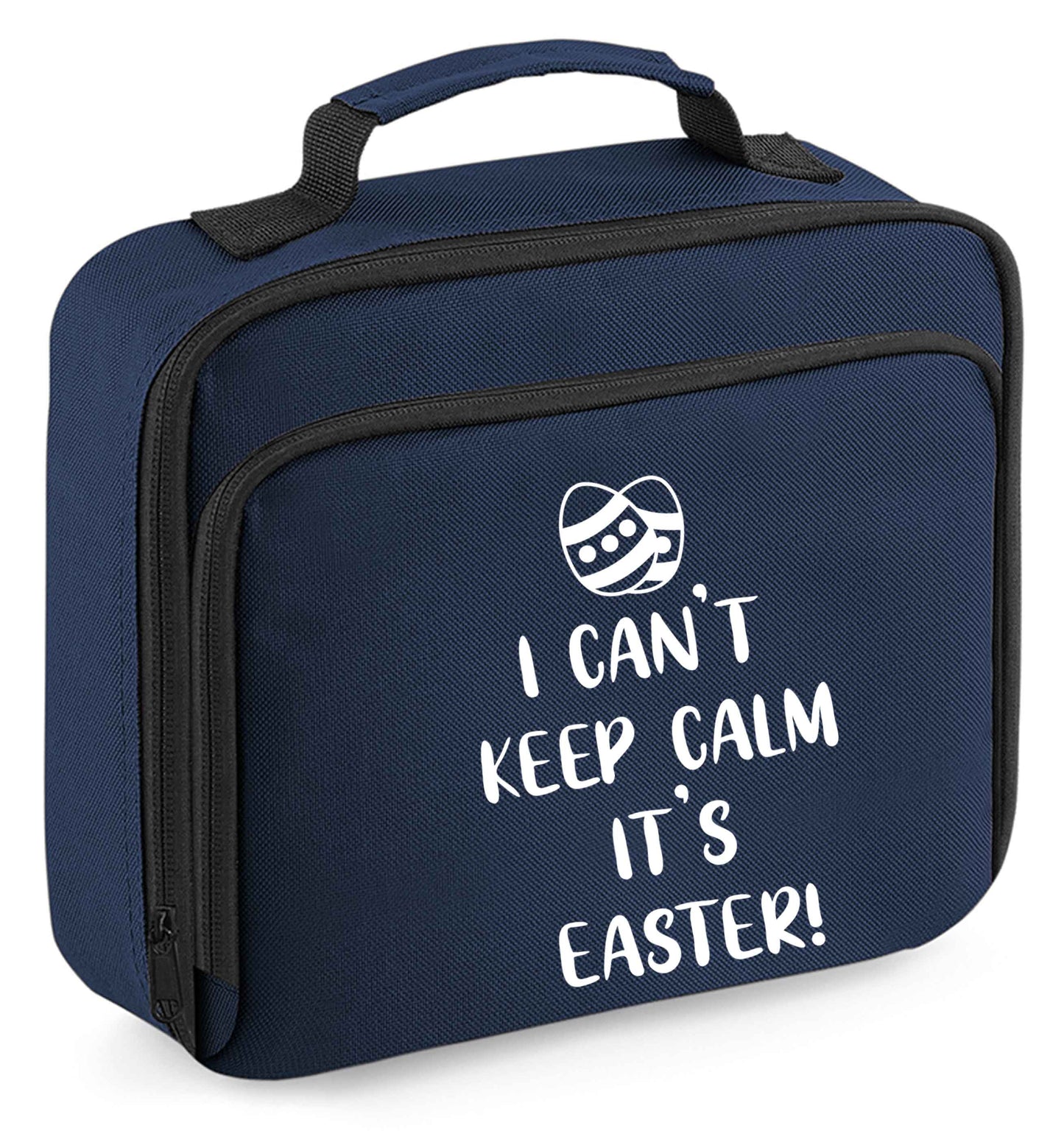 Any tex here insulated navy lunch bag cooler