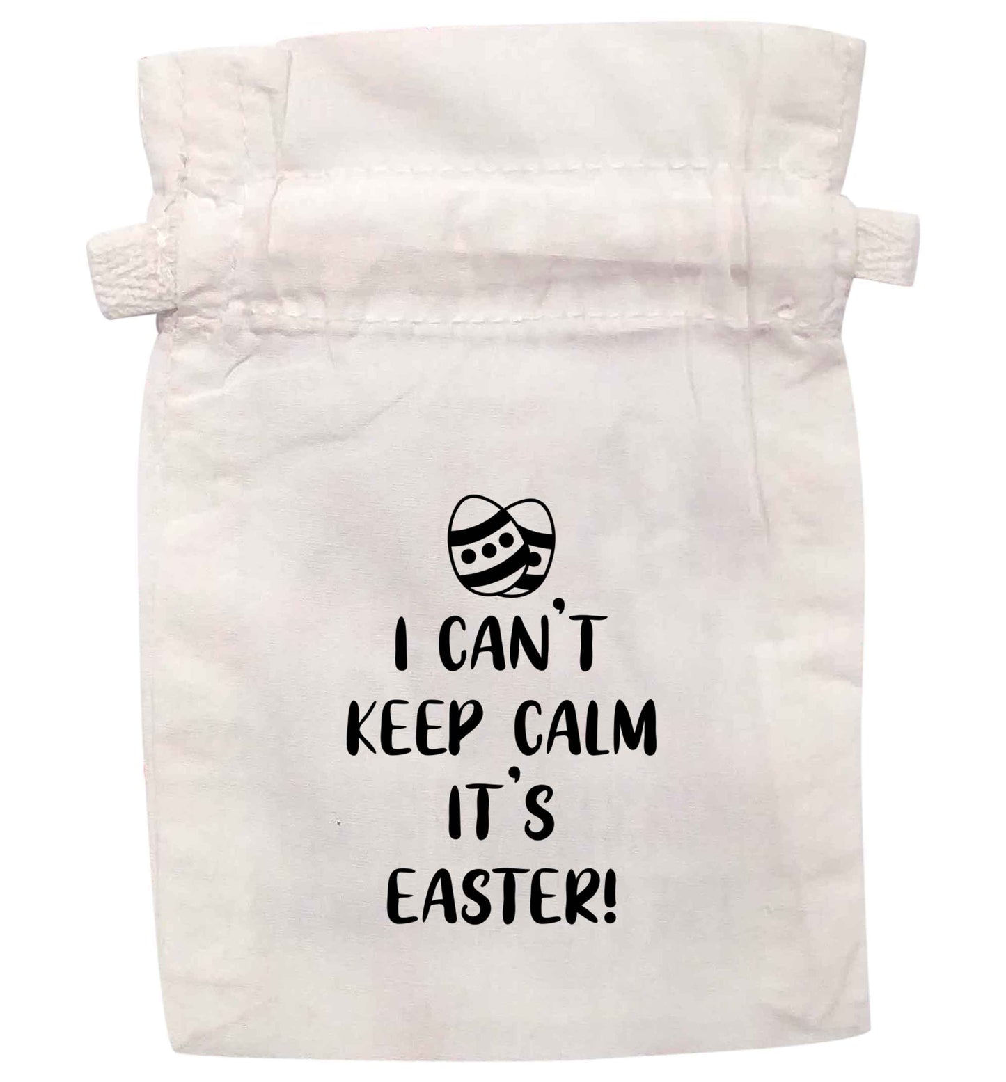 I can't keep calm it's Easter | XS - L | Pouch / Drawstring bag / Sack | Organic Cotton | Bulk discounts available!