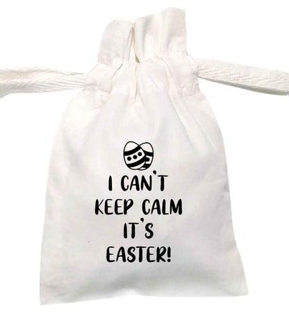 I can't keep calm it's Easter | XS - L | Pouch / Drawstring bag / Sack | Organic Cotton | Bulk discounts available!