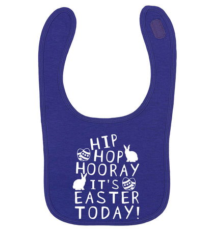 Hip hip hooray it's Easter today! | baby bib