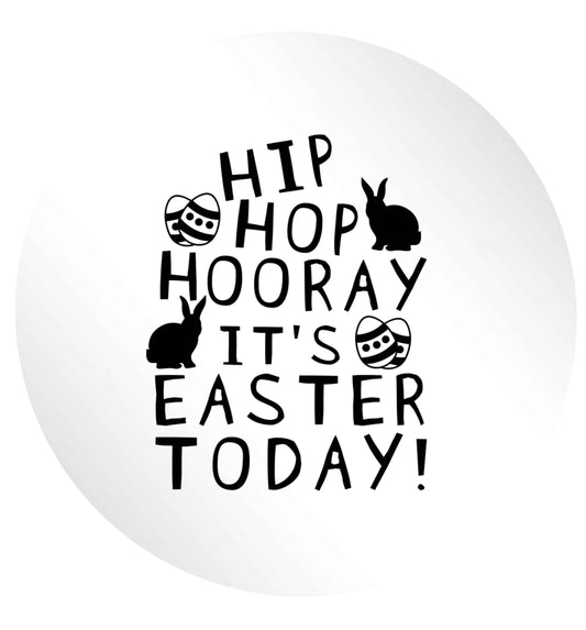 Hip hip hooray it's Easter today! 24 @ 45mm matt circle stickers