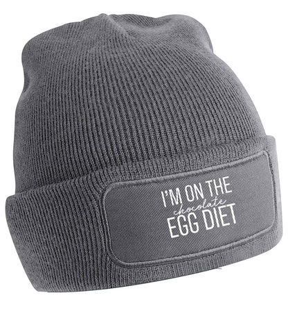I'm on the chocolate egg diet | Beanie hat