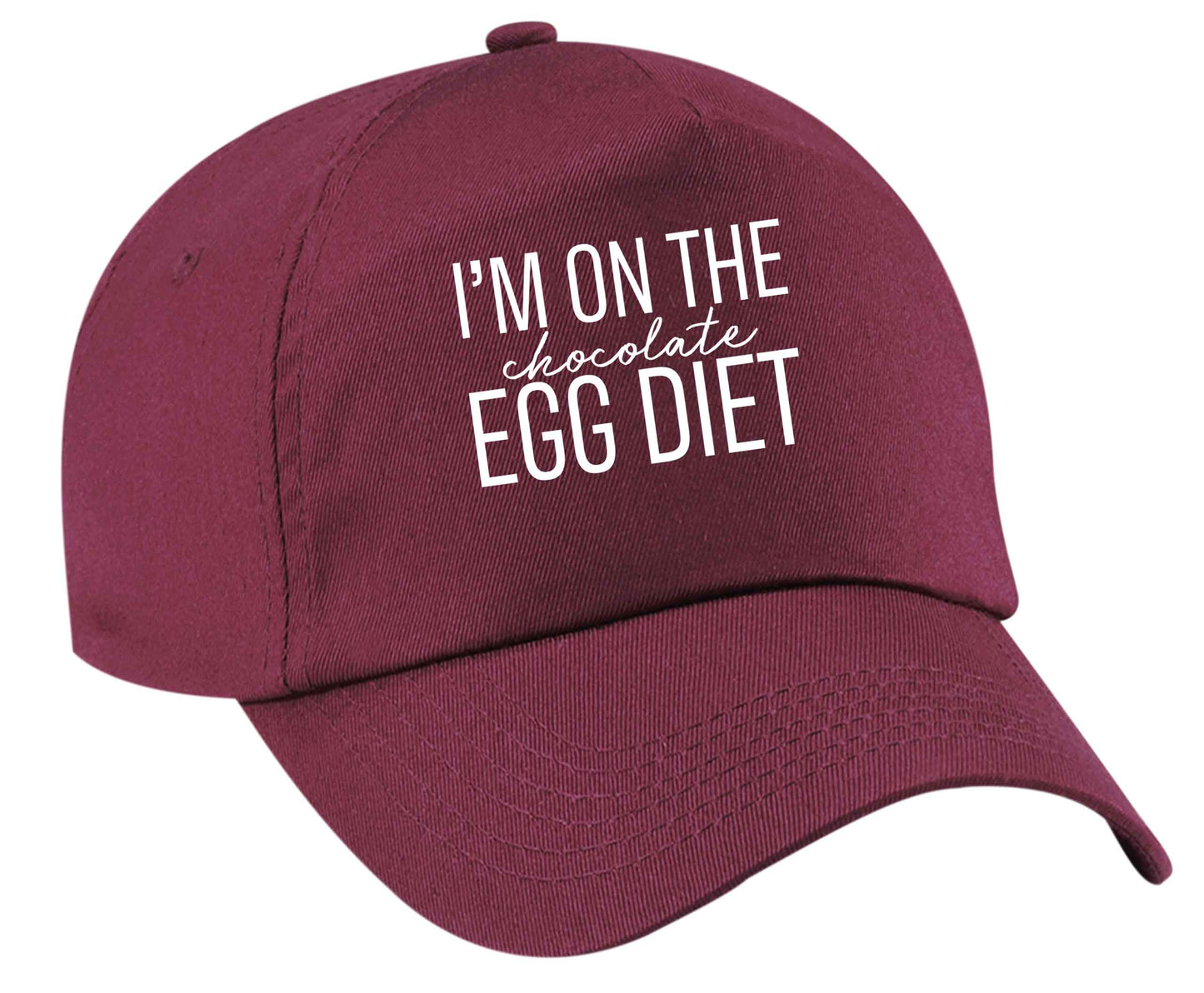 I'm on the chocolate egg diet | Baseball Cap