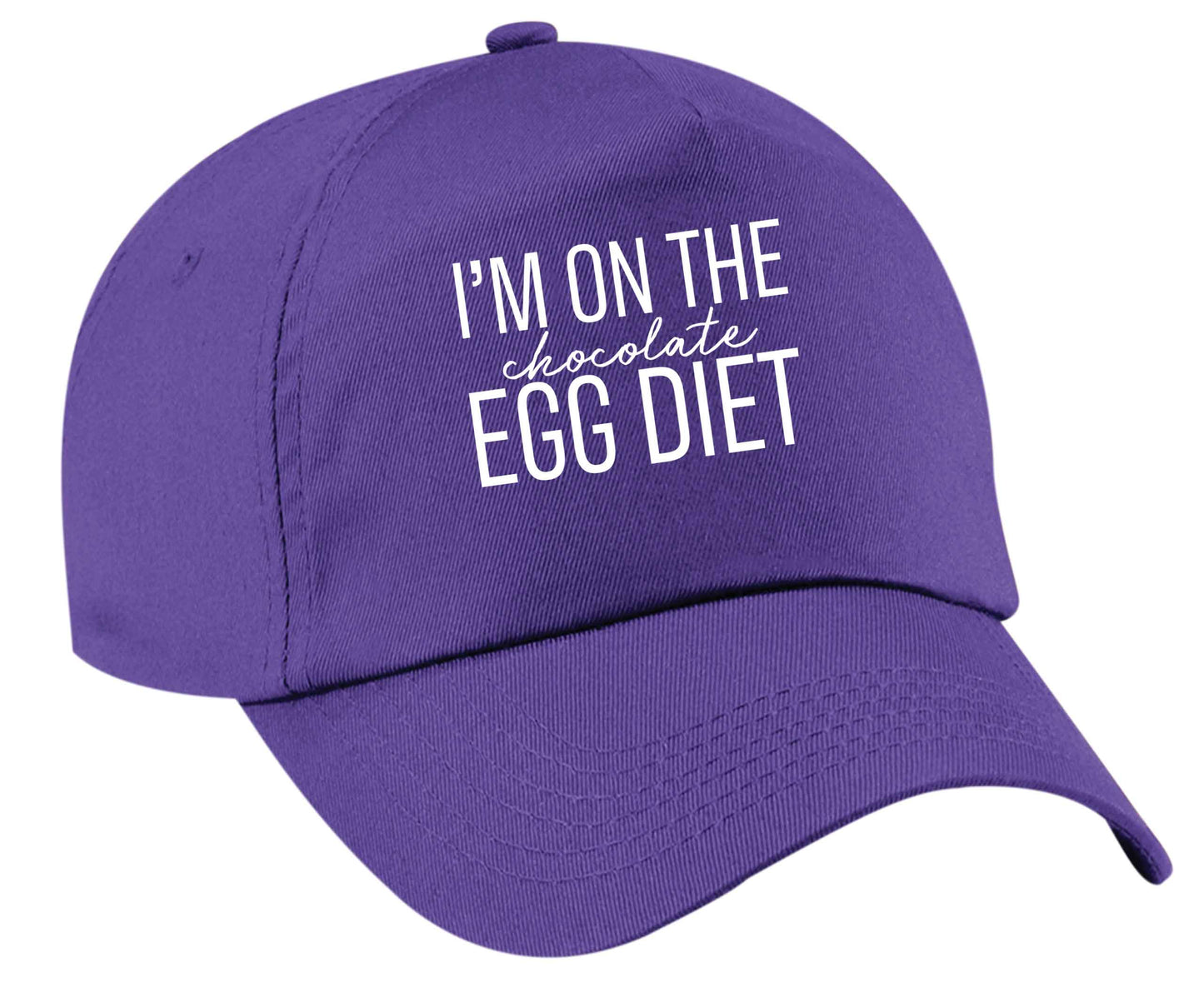 I'm on the chocolate egg diet | Baseball Cap