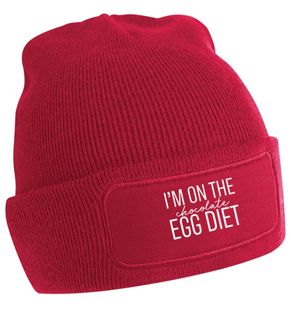 I'm on the chocolate egg diet | Beanie hat
