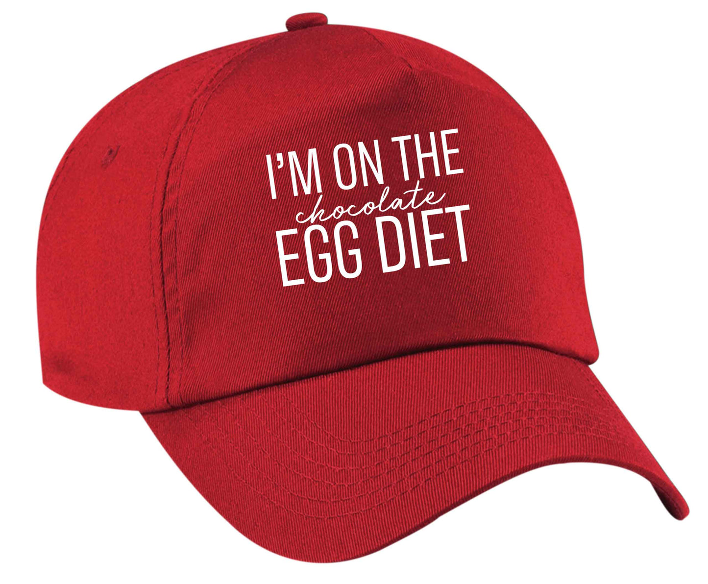 I'm on the chocolate egg diet | Baseball Cap