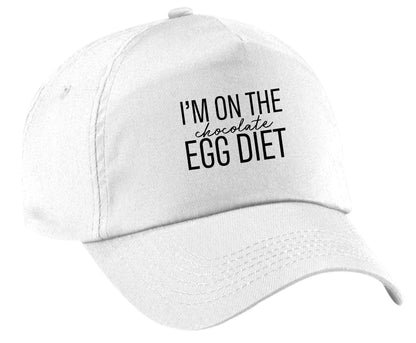 I'm on the chocolate egg diet baseball cap
