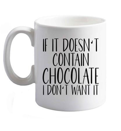 10 oz Favourite Type Pan Pancake ceramic mug right handed