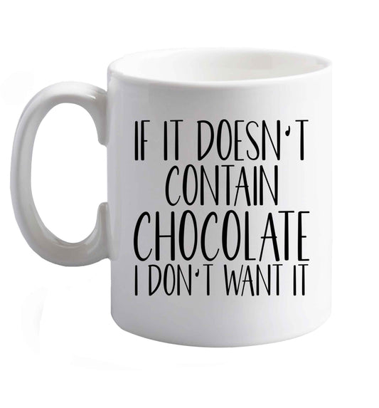 10 oz Favourite Type Pan Pancake ceramic mug right handed