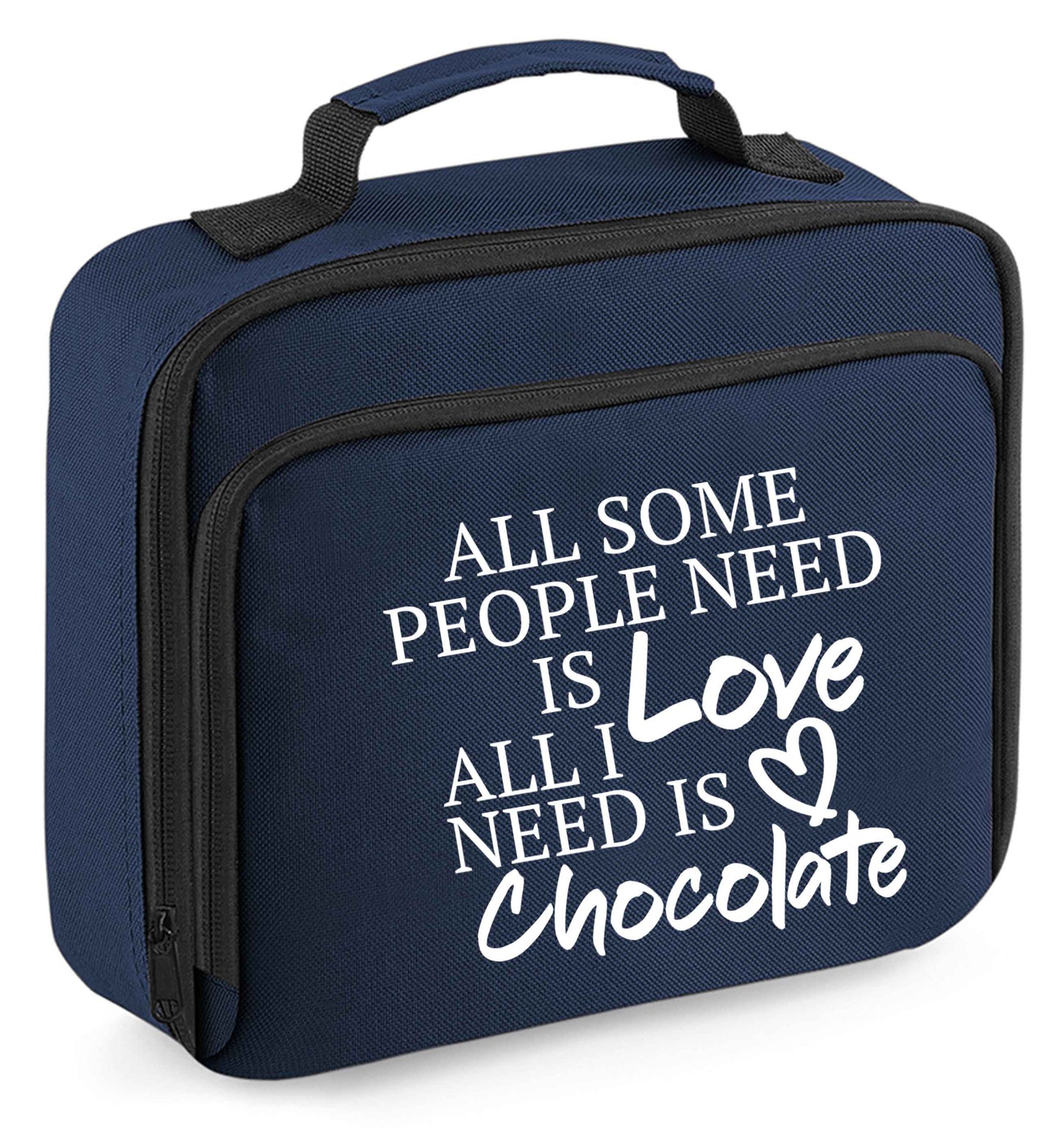 Any tex here insulated navy lunch bag cooler
