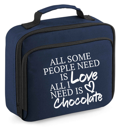 Any tex here insulated navy lunch bag cooler