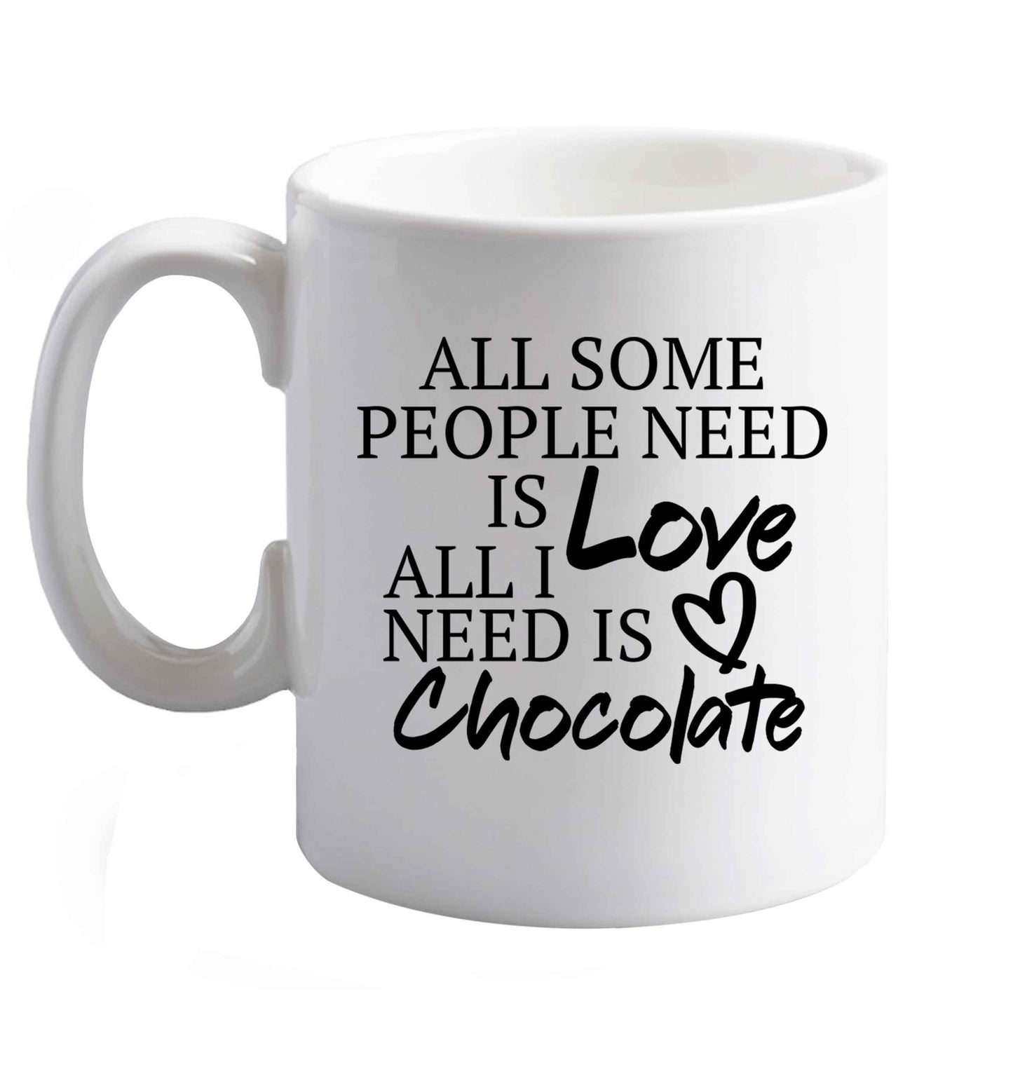 10 oz Favourite Type Pan Pancake ceramic mug right handed