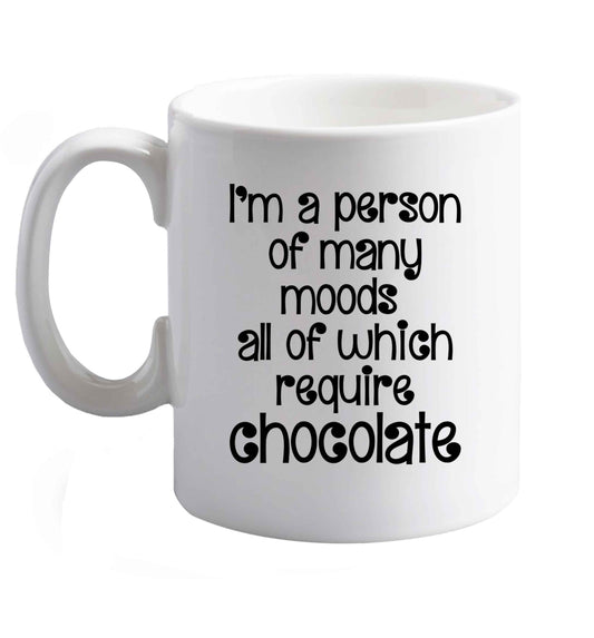 10 oz Favourite Type Pan Pancake ceramic mug right handed
