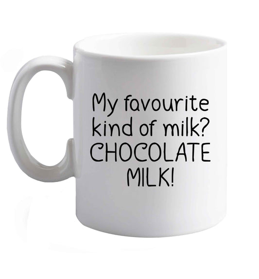 10 oz Favourite Type Pan Pancake ceramic mug right handed
