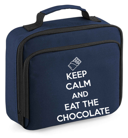 Any tex here insulated navy lunch bag cooler