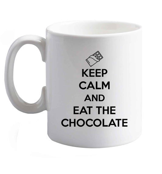10 oz Favourite Type Pan Pancake ceramic mug right handed