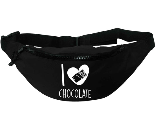 I love chocolate | Recycled polyester bumbag
