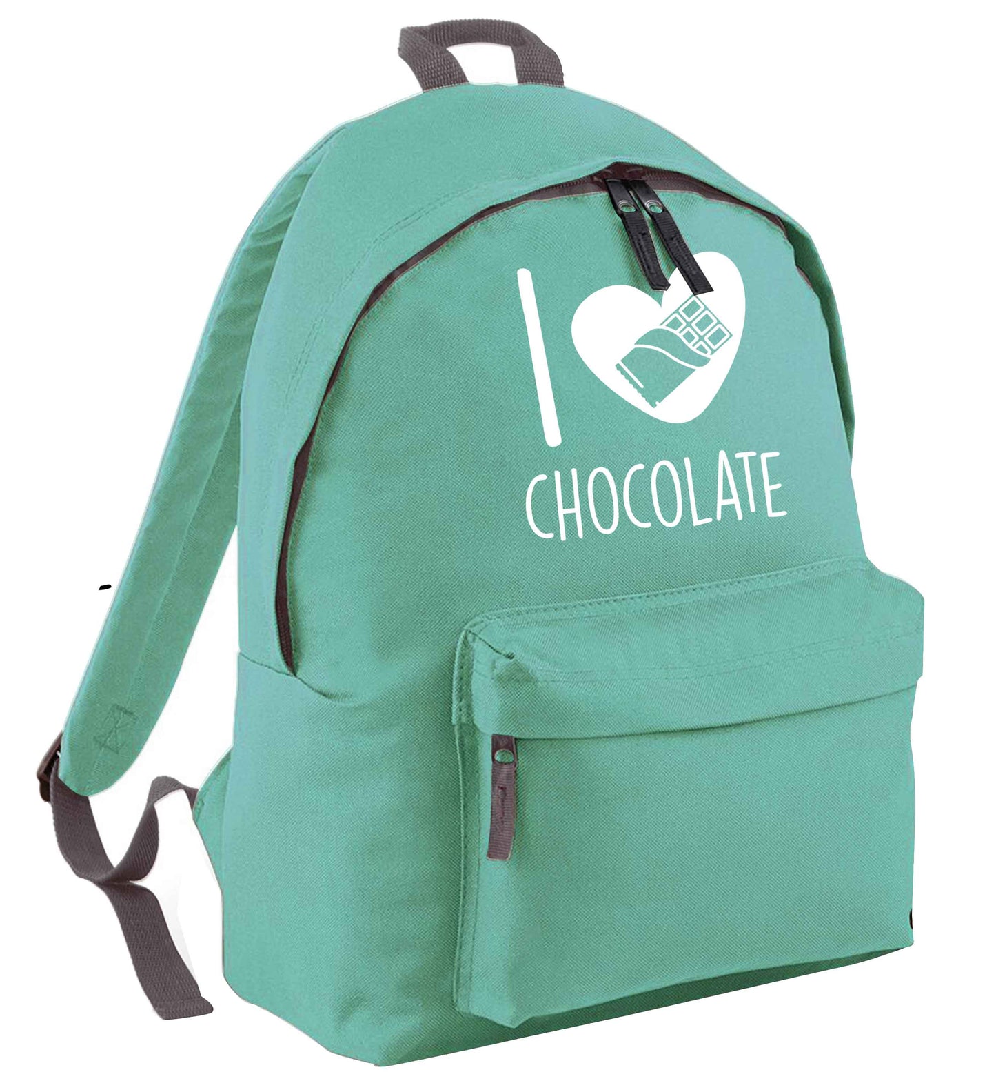 funny gift for a chocaholic! I love chocolate mint adults backpack