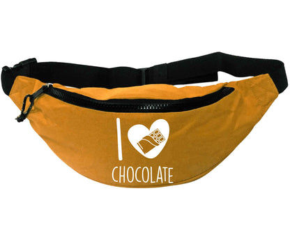 I love chocolate | Recycled polyester bumbag