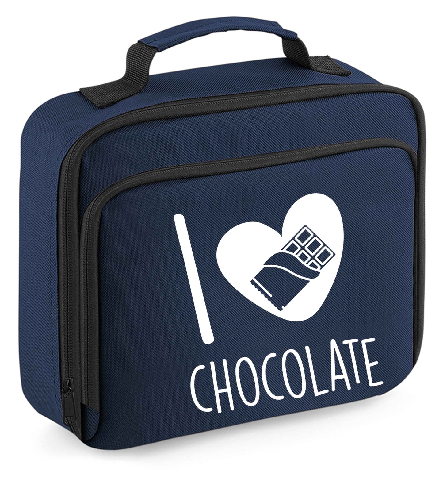 Any tex here insulated navy lunch bag cooler
