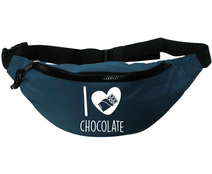 I love chocolate | Recycled polyester bumbag