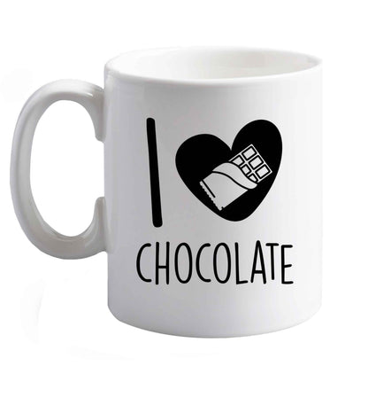 10 oz Favourite Type Pan Pancake ceramic mug right handed