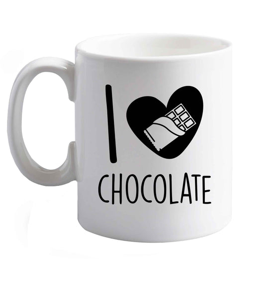 10 oz Favourite Type Pan Pancake ceramic mug right handed